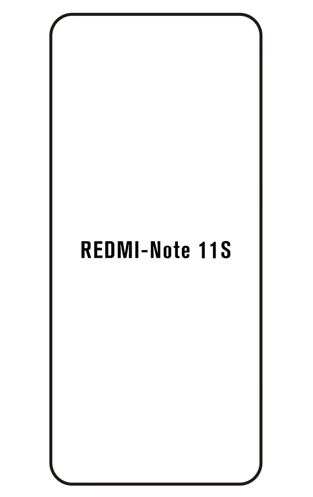 Xiaomi Redmi Note 11S 5G Přední Hydrogel ochranná fólie (Střih Přední 1)