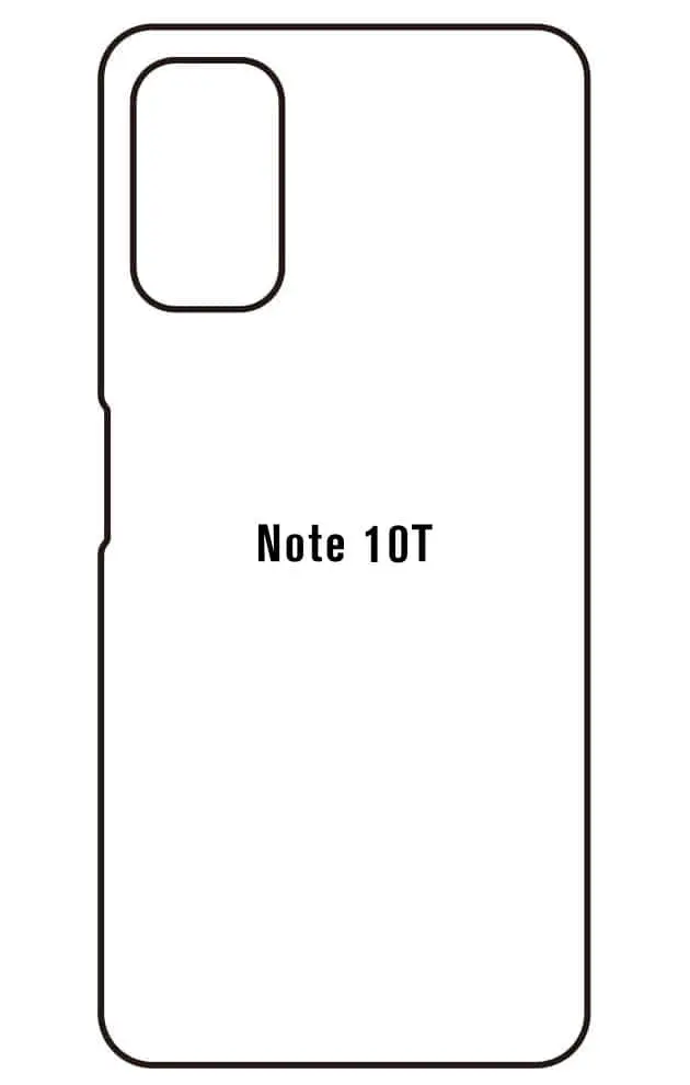 Xiaomi Redmi Note 10T 4G Zadní Hydrogel ochranná fólie (Střih Zadní část 1)
