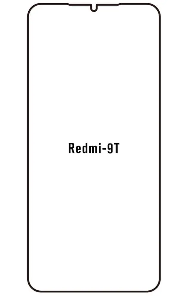 Xiaomi Redmi 9T Přední Hydrogel ochranná fólie (Střih Přední 1)