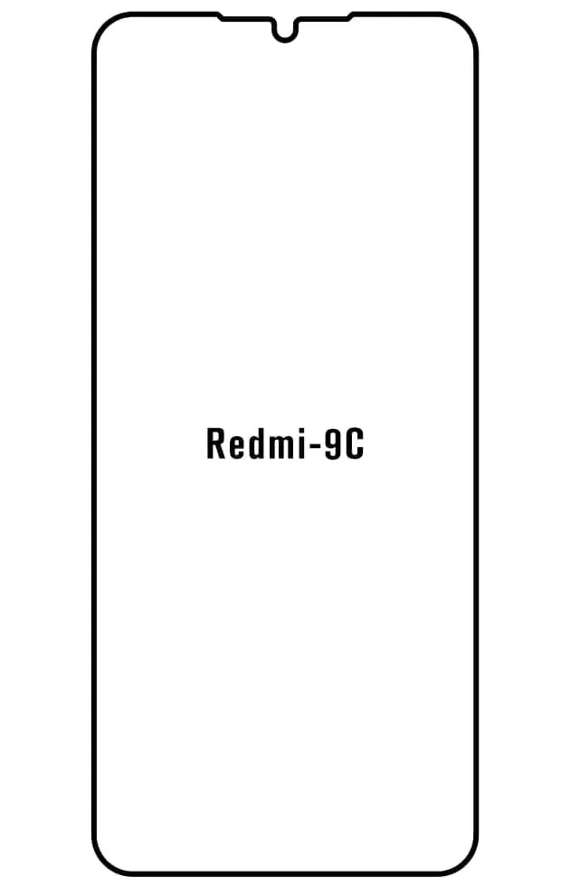 Xiaomi Redmi 9C / 9C NFC Přední Hydrogel ochranná fólie (Střih Přední 1)