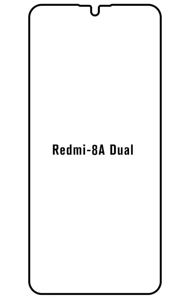 Xiaomi Redmi 8A Dual / 8A Pro Přední Hydrogel ochranná fólie (Střih Přední 1)
