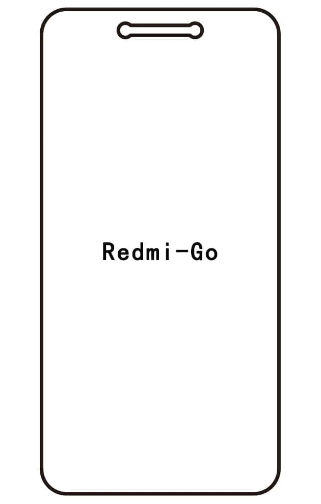 Xiaomi Redmi Go Přední Hydrogel ochranná fólie (Střih Přední 1)