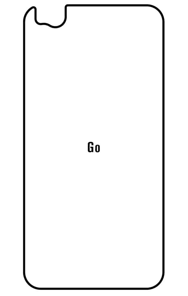 Xiaomi Redmi Go Zadní Hydrogel ochranná fólie (Střih Zadní část 1)