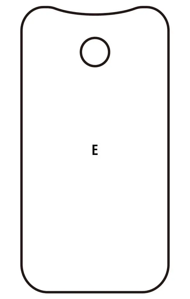 Motorola E Zadní Hydrogel ochranná fólie (Střih Zadní část 1)
