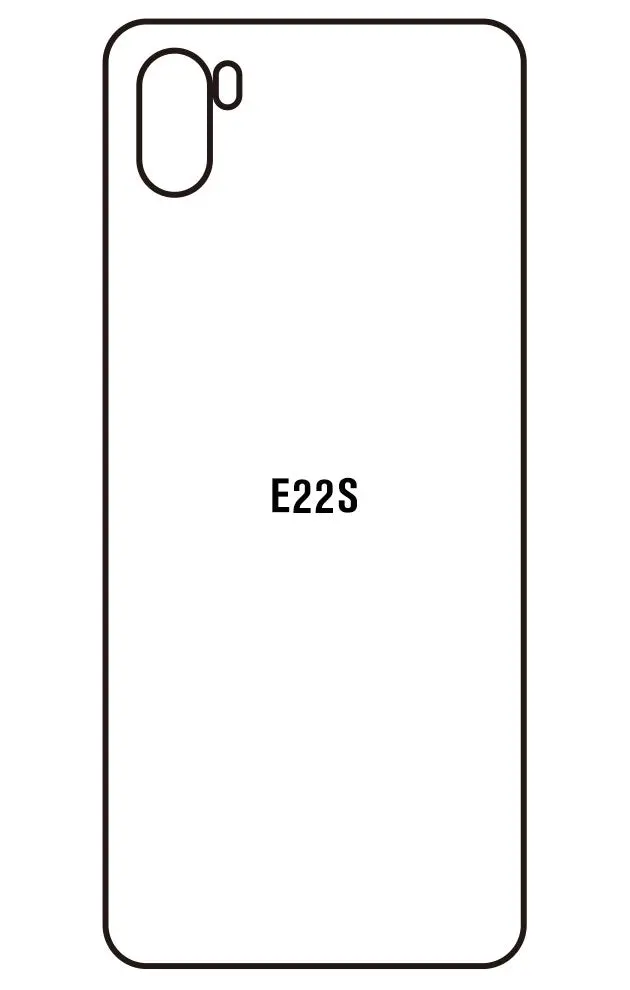 Motorola E22s Zadní Hydrogel ochranná fólie (Střih Zadní část 1)