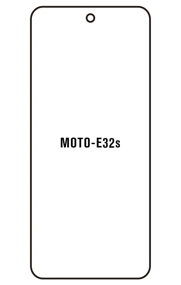 Motorola E32s Přední Hydrogel ochranná fólie (Střih Přední 1)