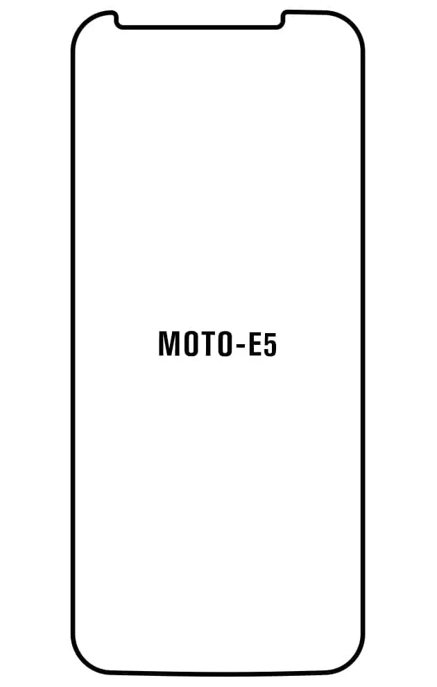 Motorola E5 Přední Hydrogel ochranná fólie (Střih Přední 1)