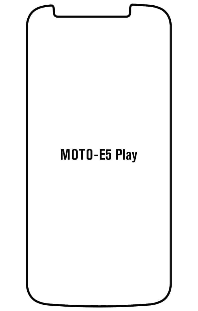 Motorola E5 PLAY Přední Hydrogel ochranná fólie (Střih Přední 1)