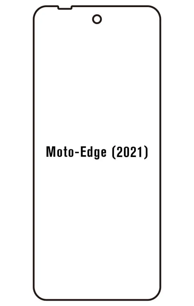 Motorola Edge (2021) Přední Hydrogel ochranná fólie (Střih Přední 1)