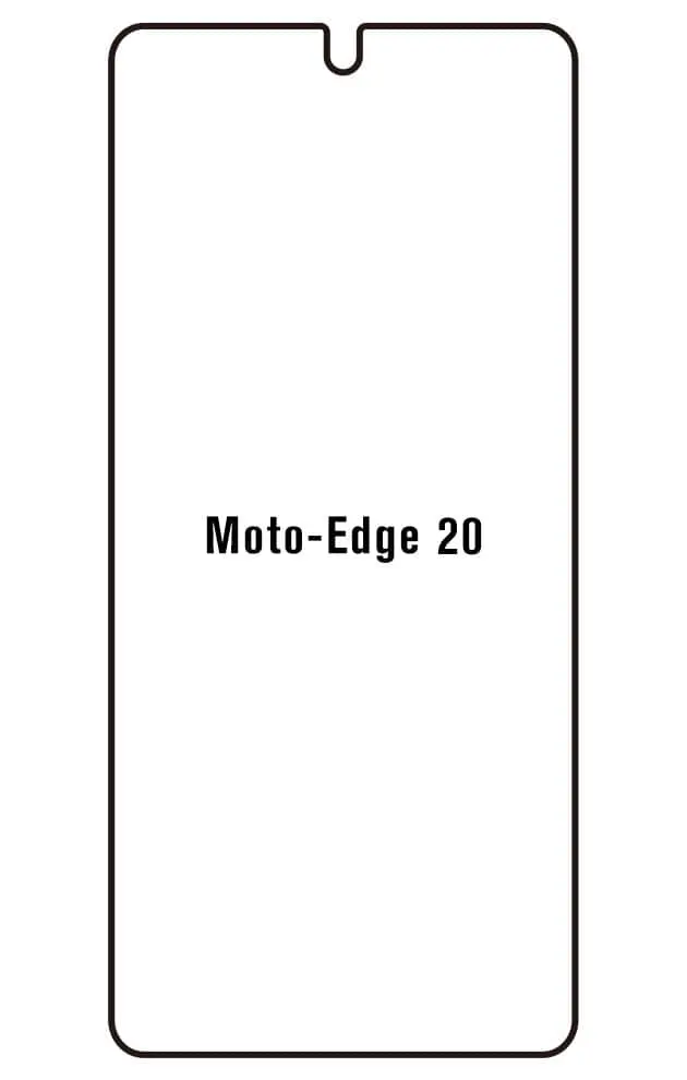Motorola Edge 20 Přední Hydrogel ochranná fólie (Střih Přední 1)