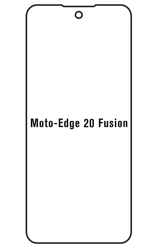 Motorola Edge 20 Fusion Přední Hydrogel ochranná fólie (Střih Přední 1)