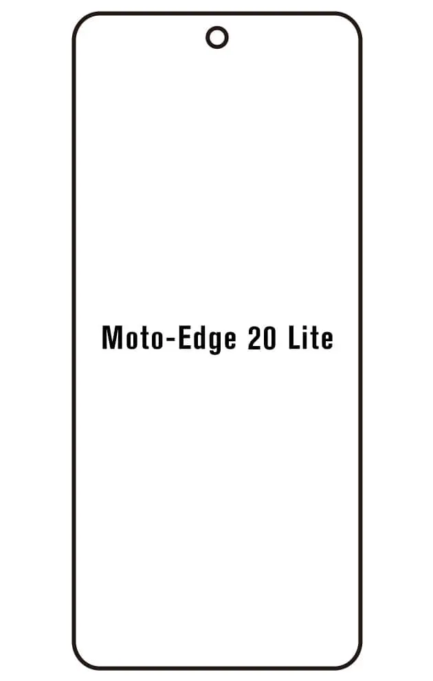 Motorola Edge 20 Lite Přední Hydrogel ochranná fólie (Střih Přední 1)