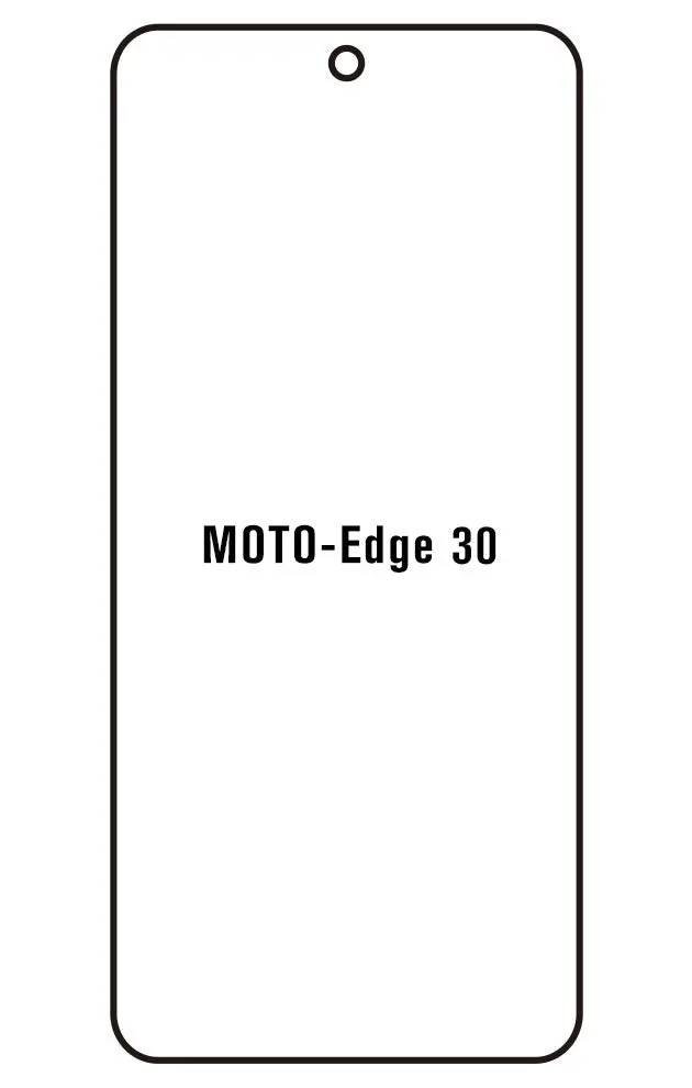 Motorola Edge 30 Přední Hydrogel ochranná fólie (Střih Přední 1)