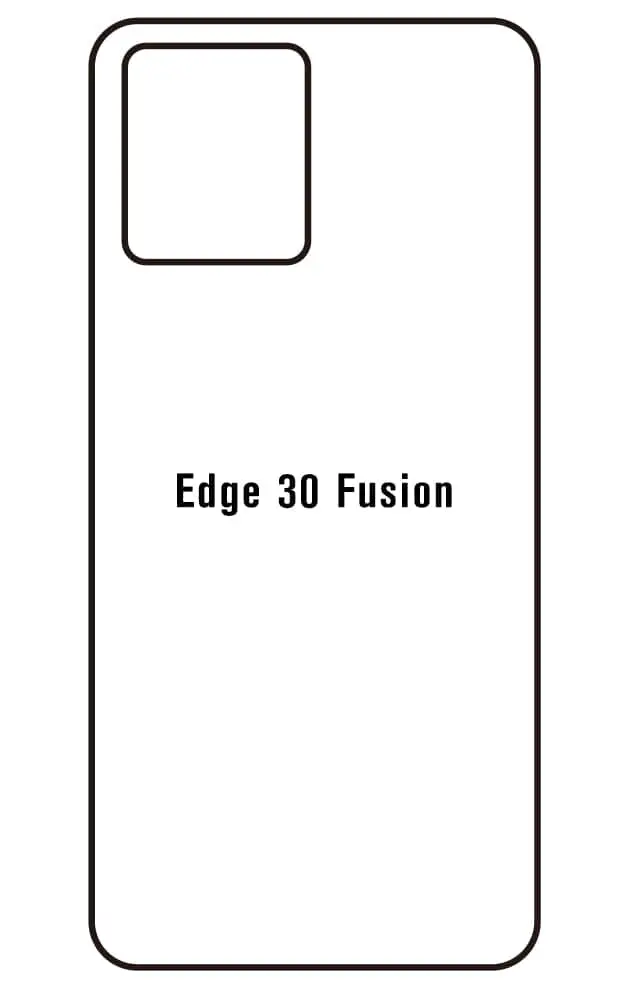 Motorola Edge 30 Fusion Zadní Hydrogel ochranná fólie (Střih Zadní část 1)