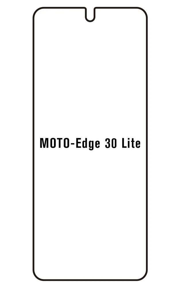 Motorola Edge 30 Lite Přední Hydrogel ochranná fólie (Střih Přední 1)