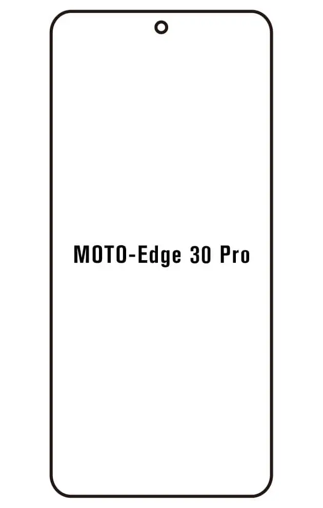 Motorola Edge 30 Pro Přední Hydrogel ochranná fólie (Střih Přední 1)