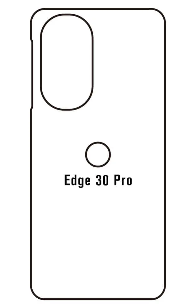 Motorola Edge 30 Pro Zadní Hydrogel ochranná fólie (Střih Zadní část 1)