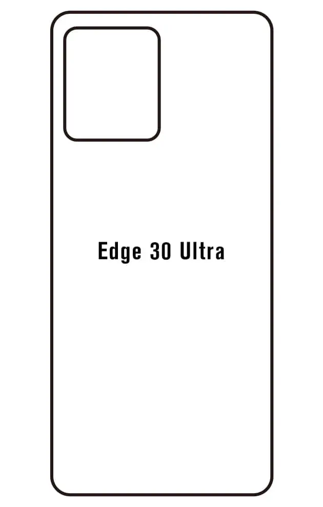 Motorola Edge 30 Ultra Zadní Hydrogel ochranná fólie (Střih Zadní část 1)