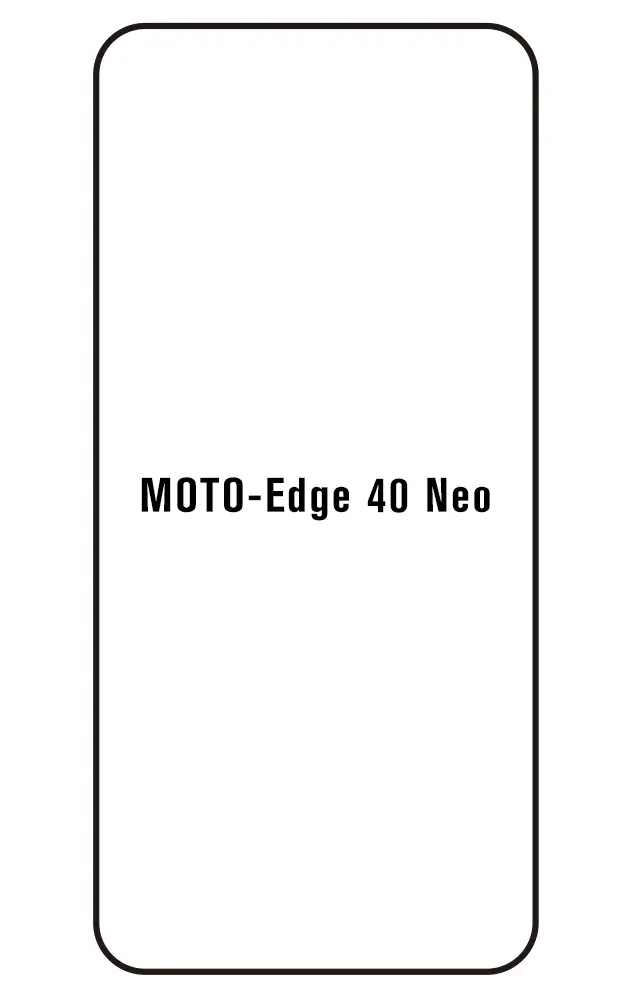 Motorola Edge 40 Neo Přední Hydrogel ochranná fólie (Střih Přední 1)