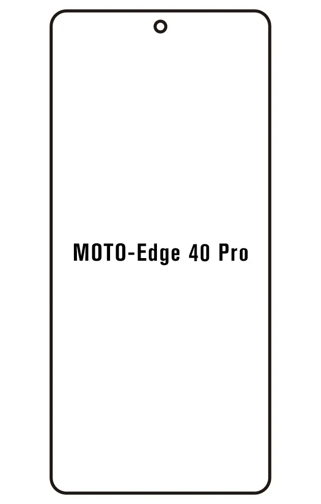 Motorola Edge 40 Pro Přední Hydrogel ochranná fólie (Střih Přední 1)