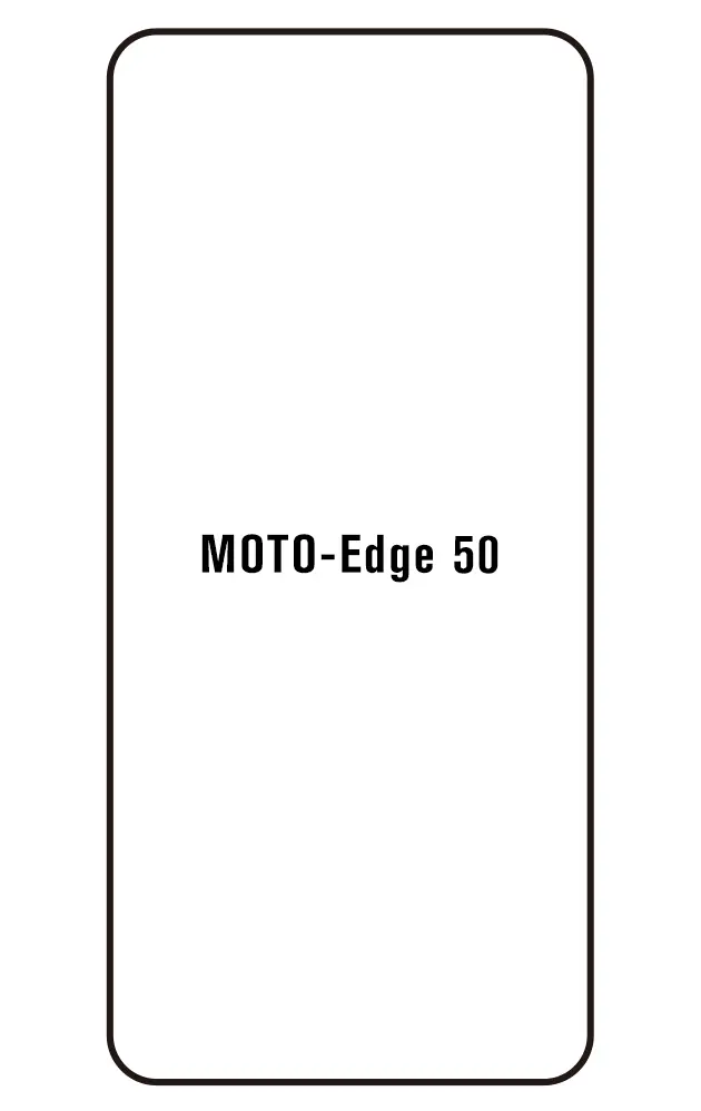 Motorola Edge 50 Přední Hydrogel ochranná fólie (Střih Přední 1)