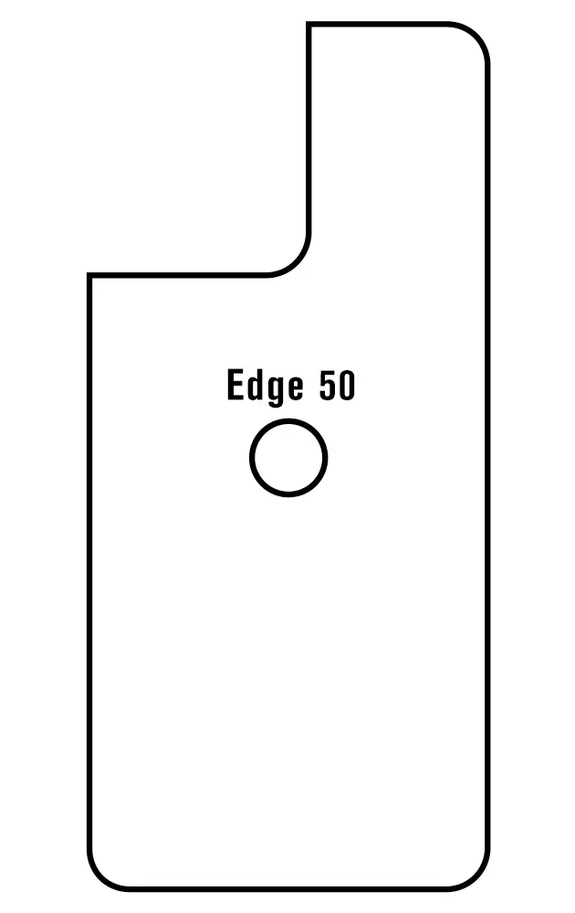 Motorola Edge 50 Zadní Hydrogel ochranná fólie (Střih Zadní část 1)