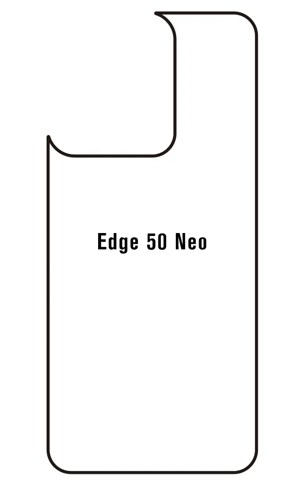 Motorola Edge 50 Neo Zadní Hydrogel ochranná fólie (Střih Zadní část 1)