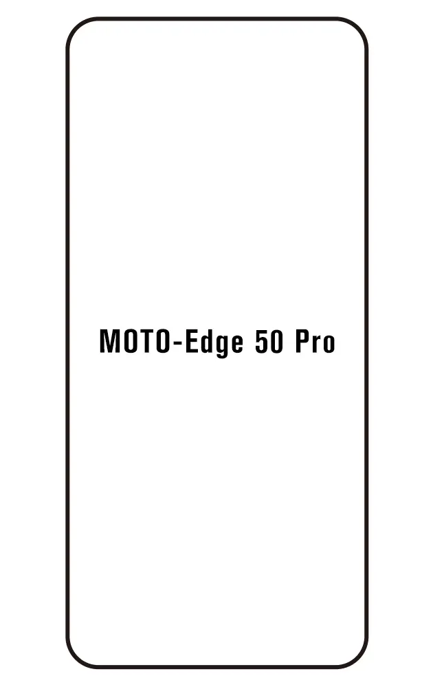 Motorola Edge 50 Pro 5G Přední Hydrogel ochranná fólie (Střih Přední 1)