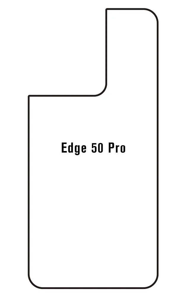 Motorola Edge 50 Pro 5G Zadní Hydrogel ochranná fólie (Střih Zadní část 1)