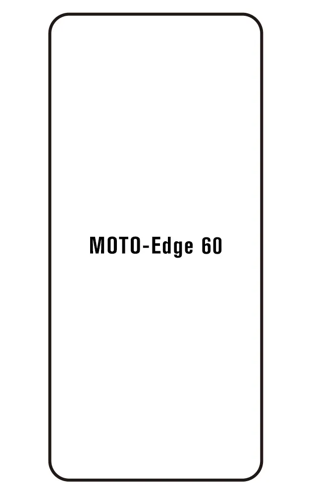 Motorola Edge 60 Přední Hydrogel ochranná fólie (Střih Přední 1)