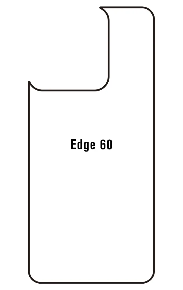 Motorola Edge 60 Zadní Hydrogel ochranná fólie (Střih Zadní část 1)