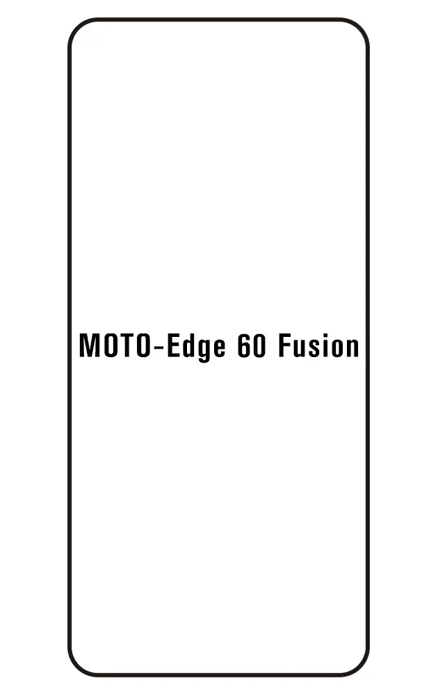 Motorola Edge 60 Fusion Přední Hydrogel ochranná fólie (Střih Přední 1)