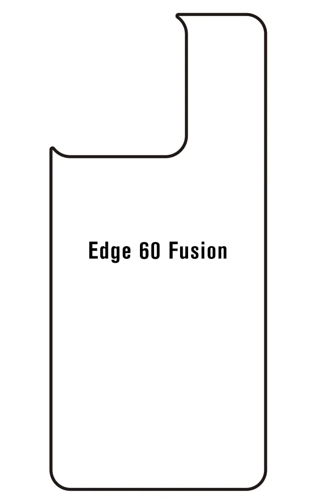 Motorola Edge 60 Fusion Zadní Hydrogel ochranná fólie (Střih Zadní část 1)