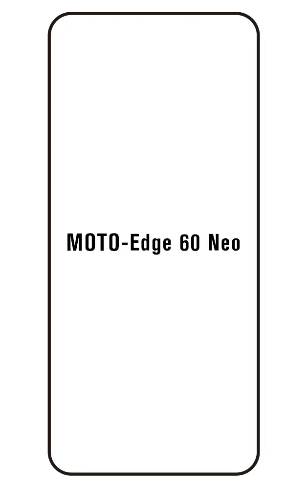 Motorola Edge 60 Neo Přední Hydrogel ochranná fólie (Střih Přední 1)