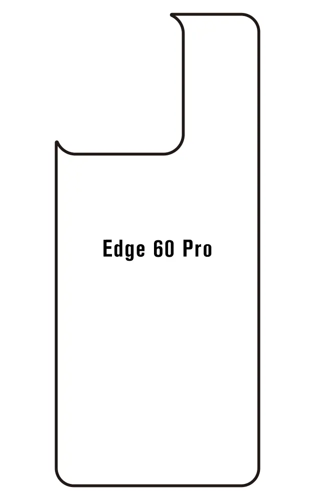 Motorola Edge 60 Pro Zadní Hydrogel ochranná fólie (Střih Zadní část 1)
