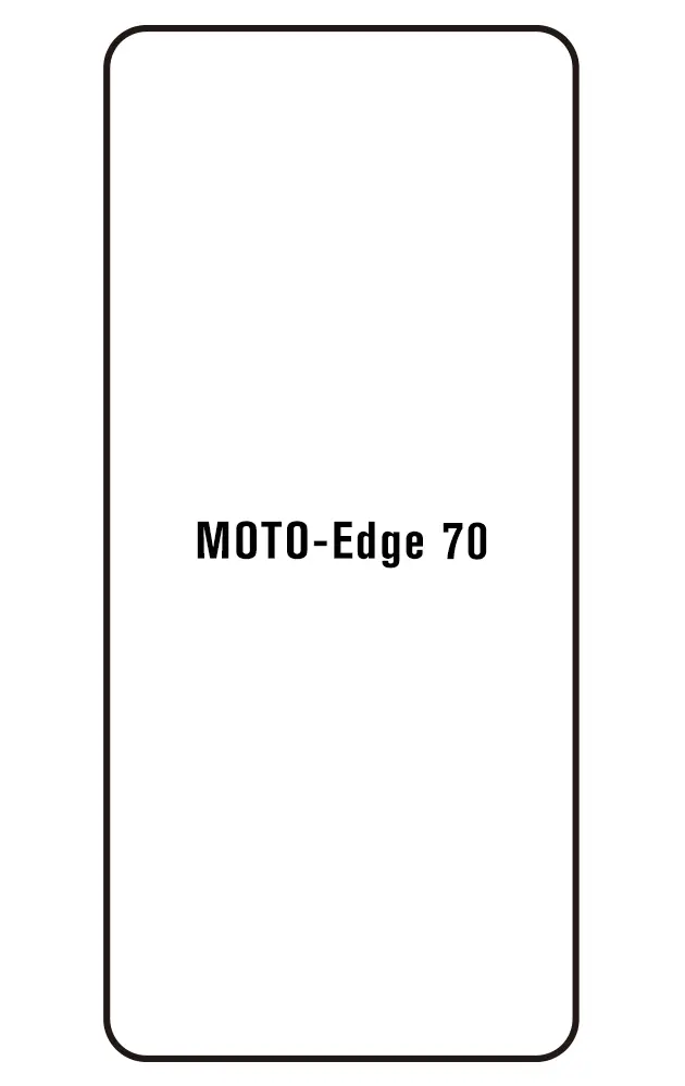 Motorola Edge 70 Přední Hydrogel ochranná fólie (Střih Přední 1)