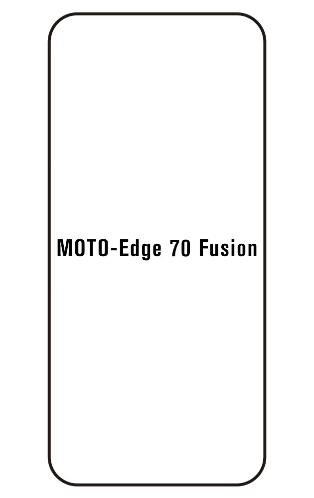 Motorola Edge 70 Fusion Přední Hydrogel ochranná fólie (Střih Přední 1)