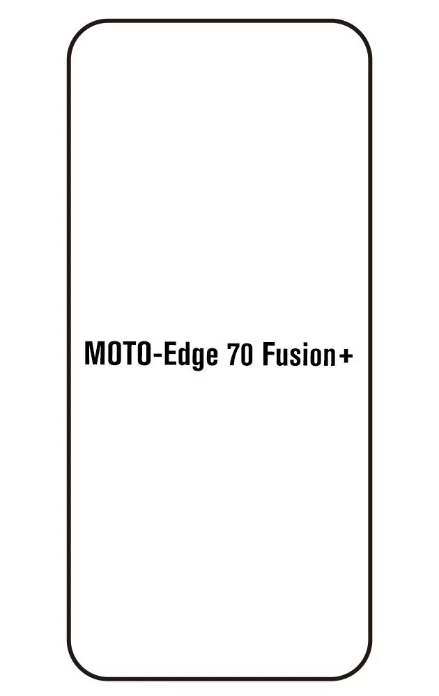 Motorola Edge 70 Fusion+ Přední Hydrogel ochranná fólie (Střih Přední 1)