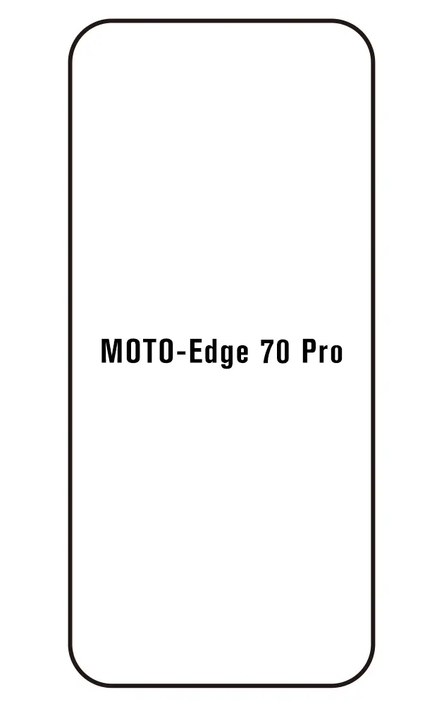 Motorola Edge 70 Pro Přední Hydrogel ochranná fólie (Střih Přední 1)