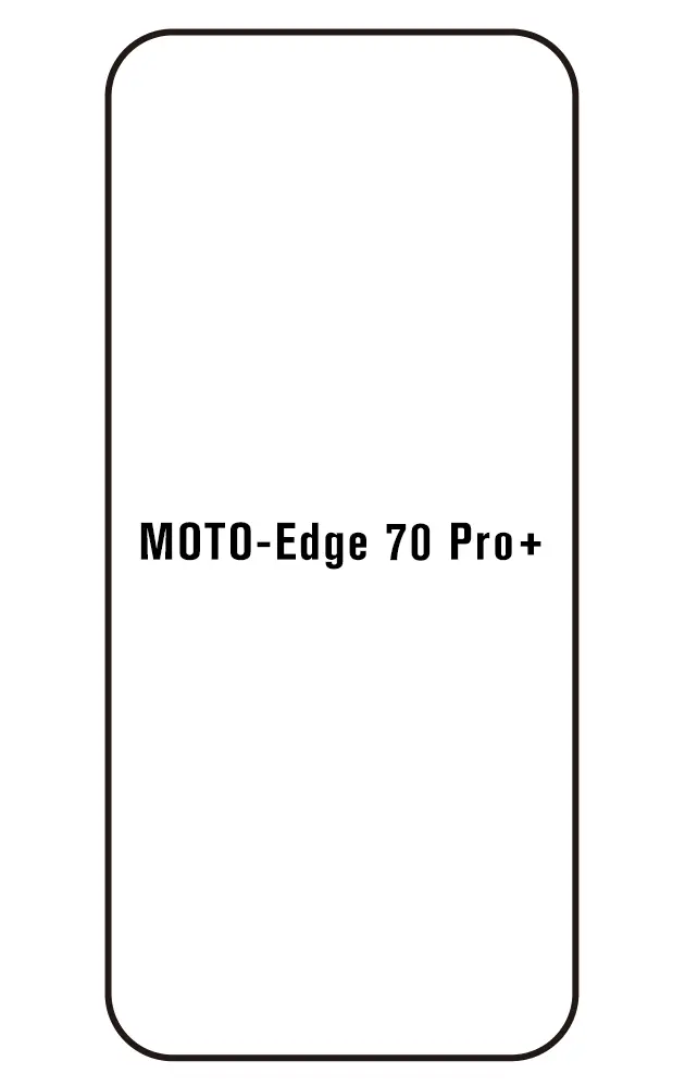 Motorola Edge 70 Pro+ Přední Hydrogel ochranná fólie (Střih Přední 1)