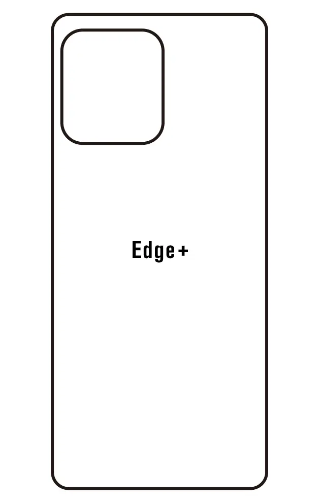 Motorola Edge+ (2023) Zadní Hydrogel ochranná fólie (Střih Zadní část 1)