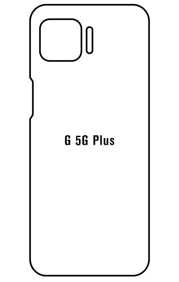 Motorola G 5G Plus Zadní Hydrogel ochranná fólie (Střih Zadní část 1)