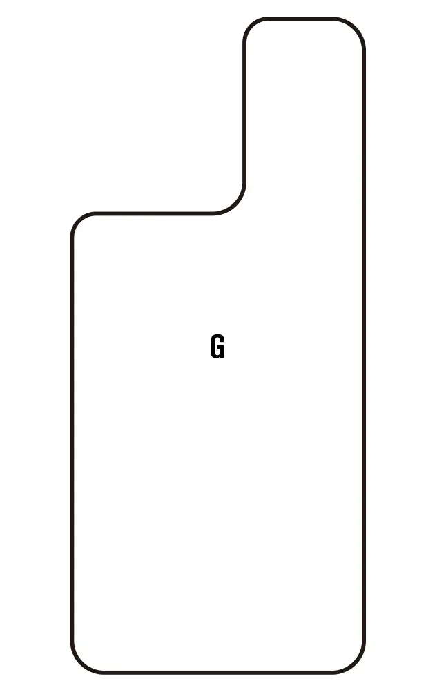 Motorola G(2026) Zadní Hydrogel ochranná fólie (Střih Zadní část 1)