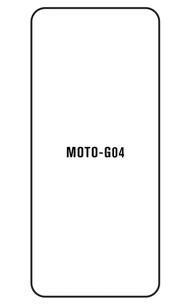 Motorola G04 Přední Hydrogel ochranná fólie (Střih Přední 1)