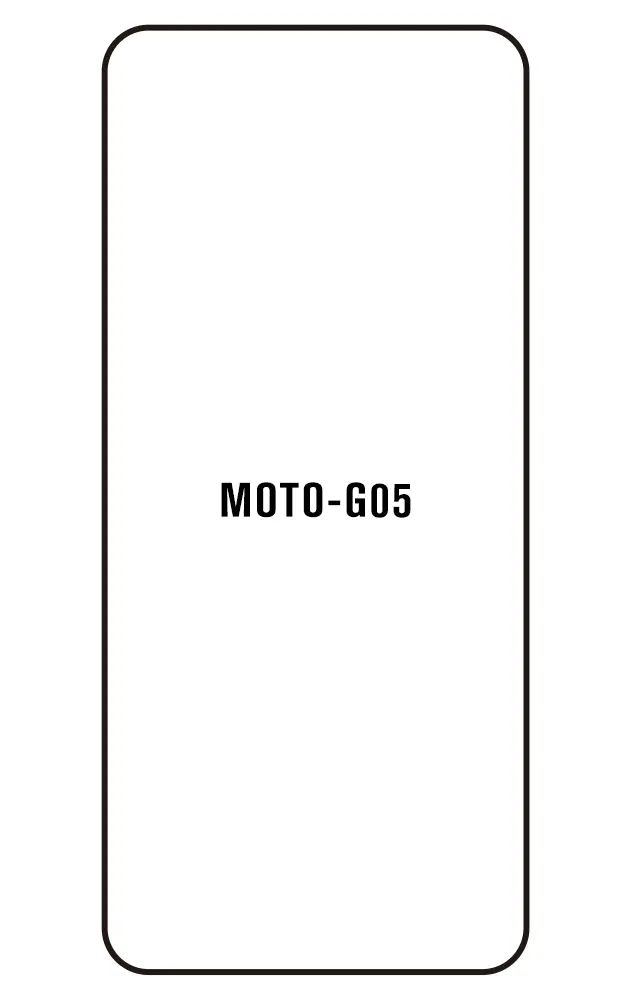Motorola G05 Přední Hydrogel ochranná fólie (Střih Přední 1)