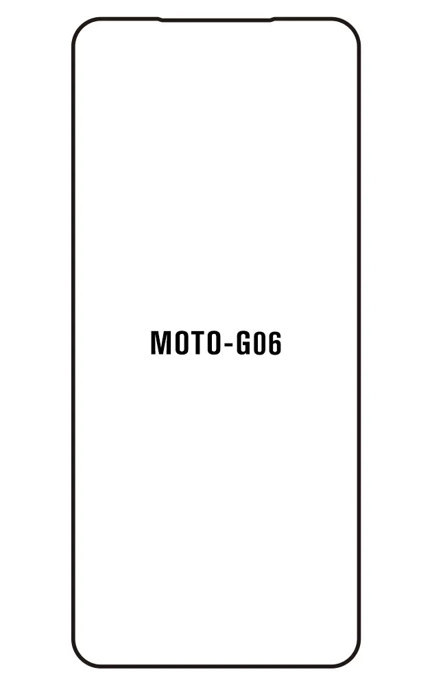 Motorola G06 Přední Hydrogel ochranná fólie (Střih Přední 1)