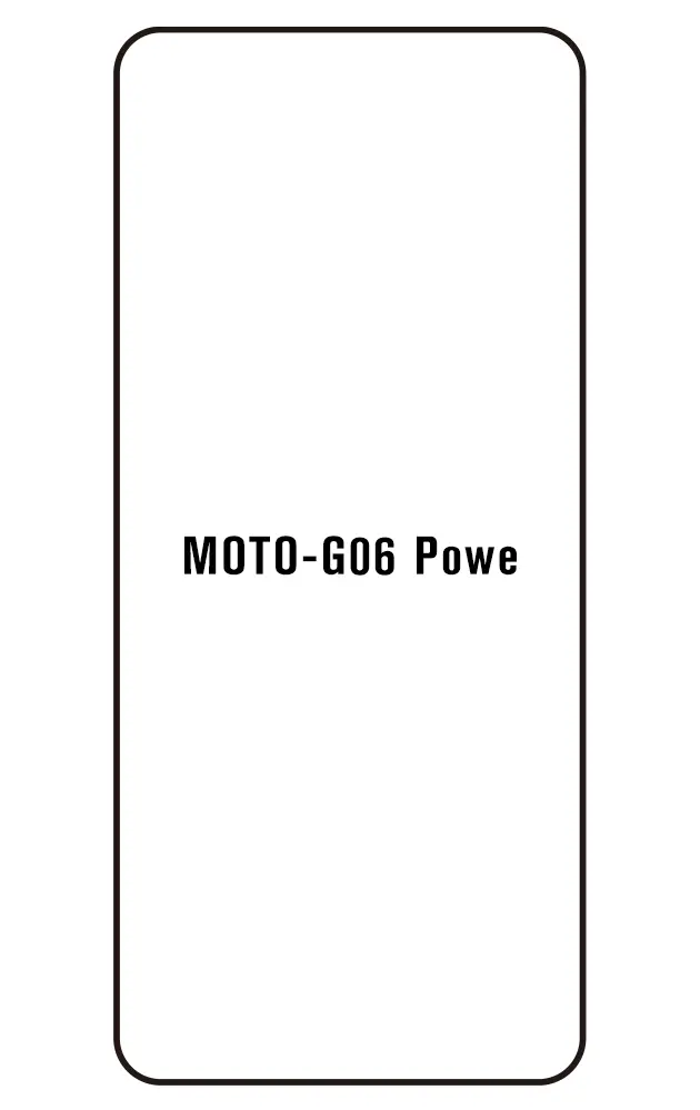 Motorola G06 Power Přední Hydrogel ochranná fólie (Střih Přední 1)