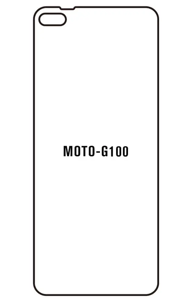 Motorola G100 Přední Hydrogel ochranná fólie (Střih Přední 1)
