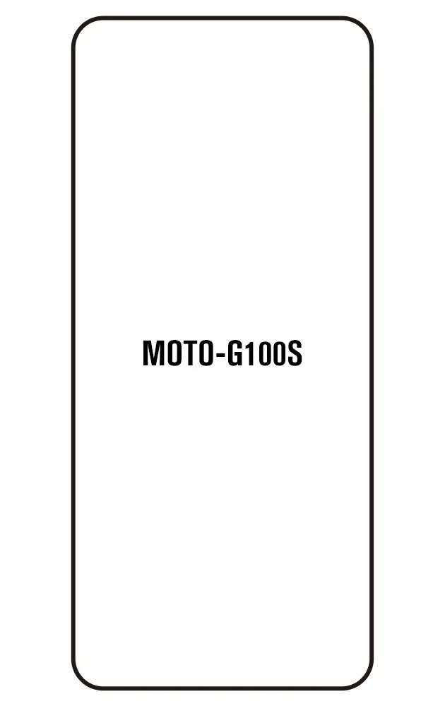 Motorola G100S Přední Hydrogel ochranná fólie (Střih Přední 1)