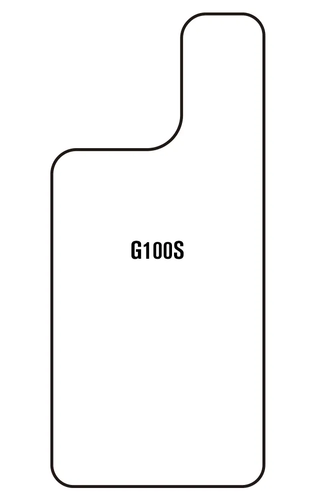 Motorola G100S Zadní Hydrogel ochranná fólie (Střih Zadní část 1)